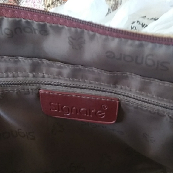 Tapestry Woman Seated At A Table  Signare Purse - Picture 6 of 6